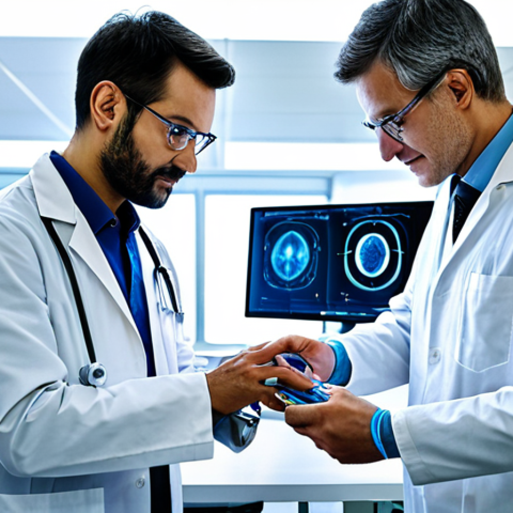 Medical Innovation**
"A team of engineers and doctors collaborating in a brightly lit, modern laboratory, surrounding a complex medical device prototype. Everyone is fully clothed in appropriate lab attire. The scene emphasizes teamwork, innovation, and cutting-edge technology. Focus on perfect anatomy, correct proportions, and well-formed hands. Safe for work, appropriate content, fully clothed, professional environment, demonstrating advancements in healthcare."
**